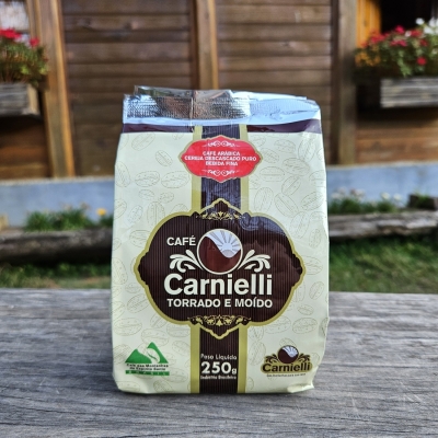 Café Carnielli Torrado e Moído 250g - Bebida Fina
