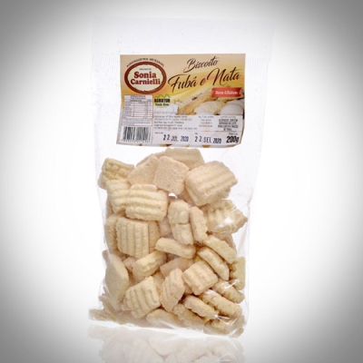Biscoito Fubá e Nata - 200g