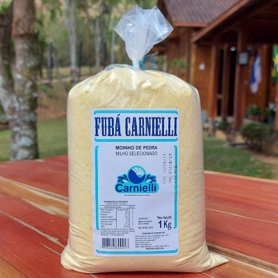 Fubá de Moinho de Pedra Carnielli - 1Kg