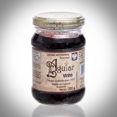 Geleia Artesanal Gourmet L Aguiar - Vinho - 200g