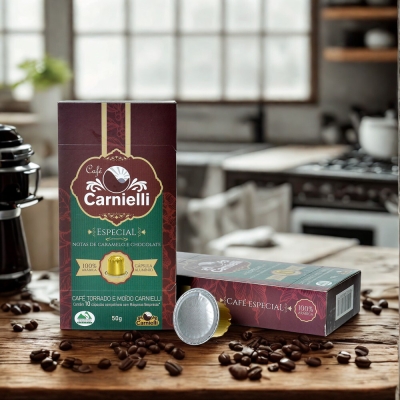 Cápsula Café Especial em Aluminio Compatível - KIT C/ 30 (3 caixas)