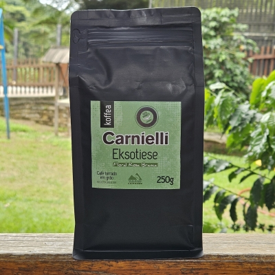 Café Eksotiese Carnielli Grão 250g - Floral Rosa Branca