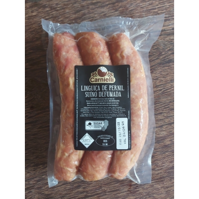 Embutido Defumado de Pernil Carnielli (Linguiça Defumada) - aprox. 224gr