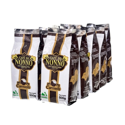 Kit 10 unidades - Café do Nonno Carnielli Torrado e Moído 500g