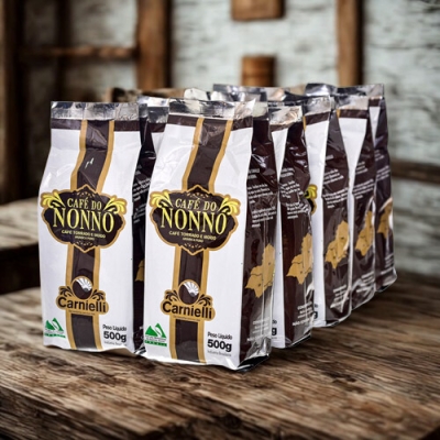 Kit 10 unidades - Café do Nonno Carnielli Torrado e Moído 500g